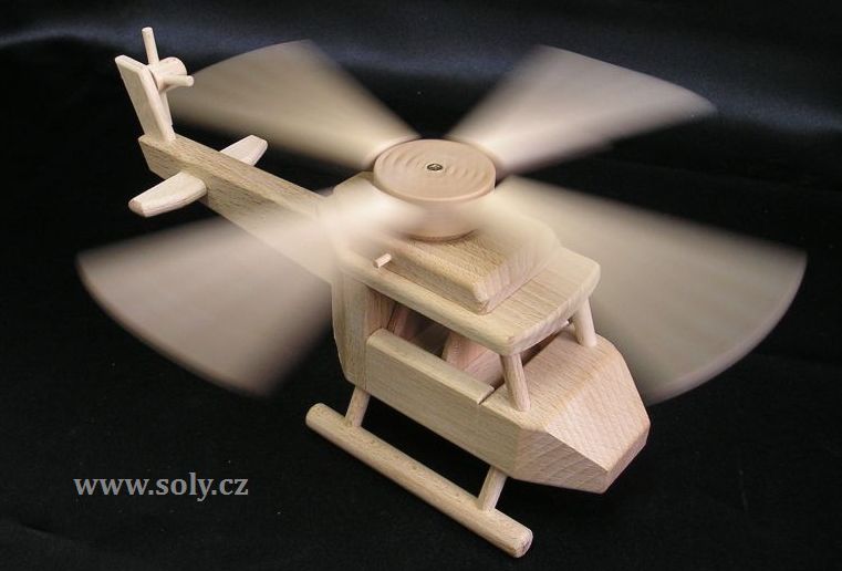 Vrtulník hračka s otočnýma vrtulema