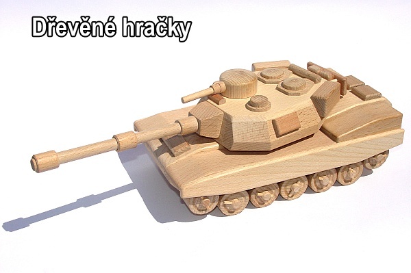 Dřevěné hračky, americký tank usa na hraní pro děti
