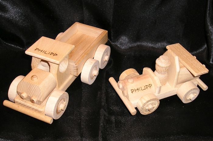 Autíčka dřevěné hračky