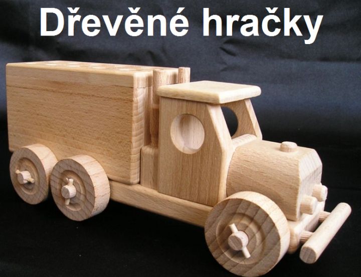 Dřevěné hračky, dřevěný stojánek na pera, tužky a propisky