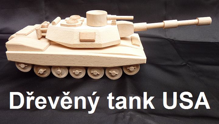Dřevěný tank Abrams