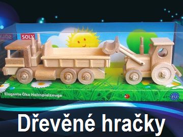 Hračka traktor a nákladní auto