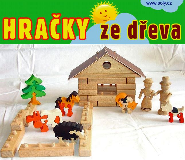 Didaktické stavebnice ze dřeva zoo