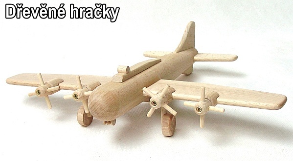 Dřevěné hračky letadla pro děti