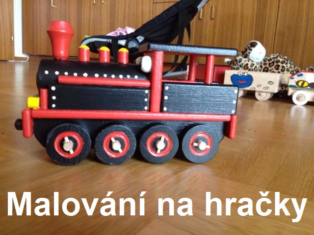 Malování na dřevěné hračky