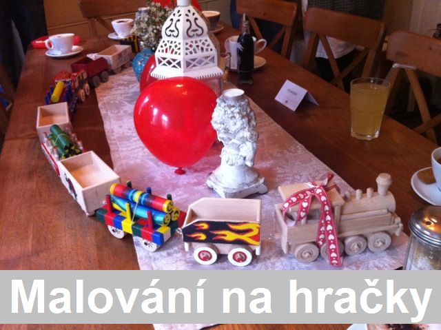 Malování na dřevěné hračky
