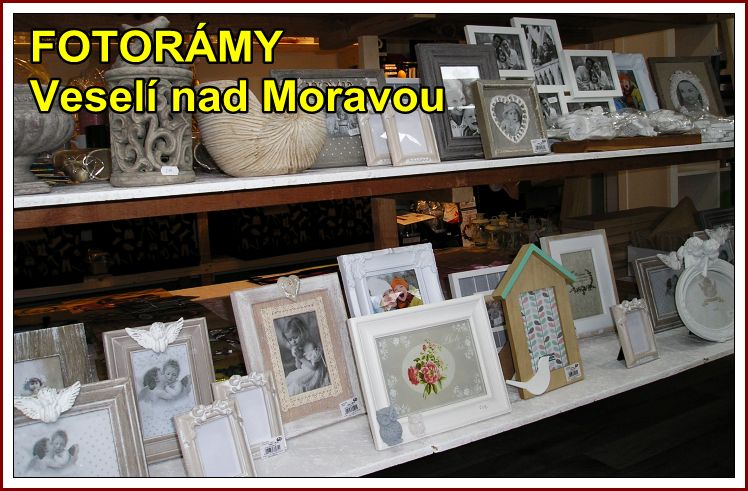 Fotorámy obchod s dárky a dekoracemi ve Veselí nad Moravou