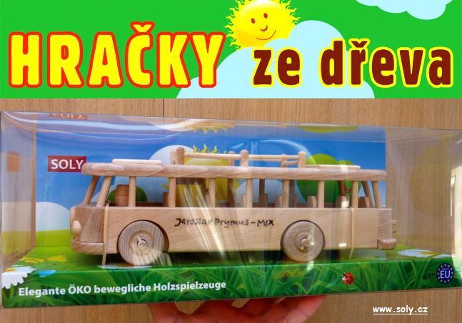 Věnování dárky autobus, hračky