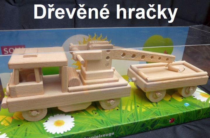 Drážní drezína, vláček. Dřevěné hračky