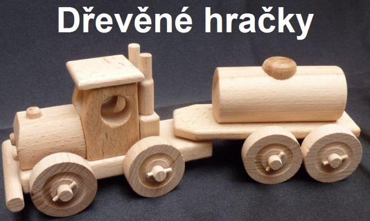 Cisterna pro přepravu paliva. Dřevěné hračky