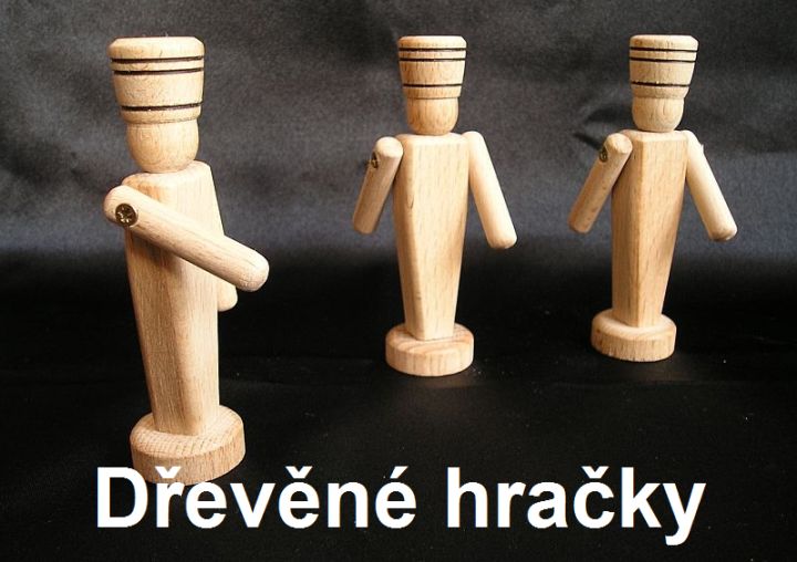 Retro vojáčci. Dřevěné hračky