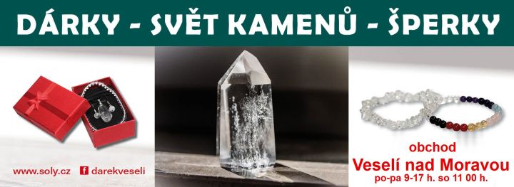 Dárky Svět Kamenů Šperky obchod Veselí nad Moravou