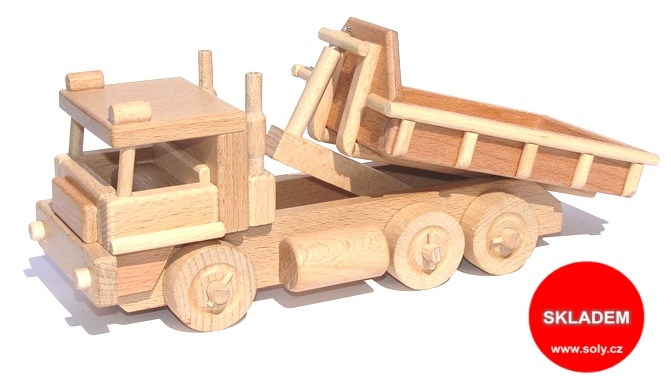 Dřevěné dárky nákladní auto na hradní