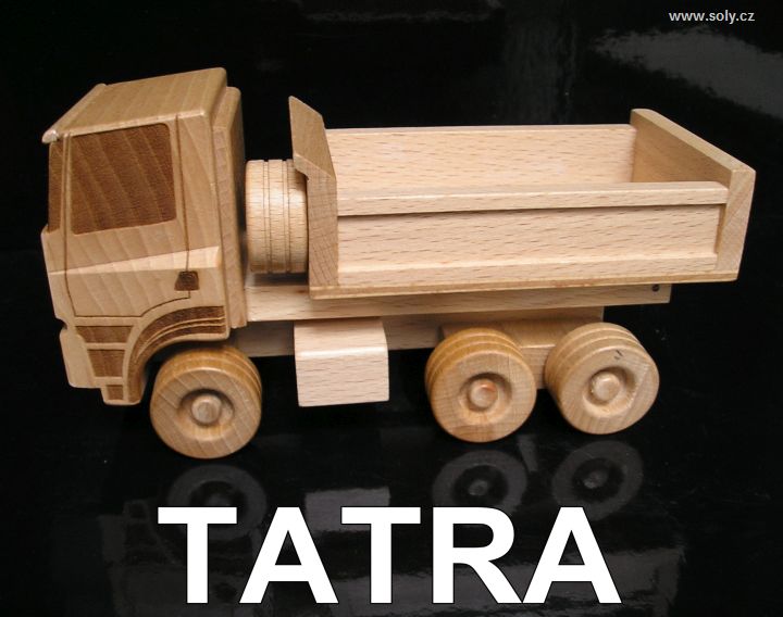 Tatra dřevěný nákladní vůz s logem, dárek, modely