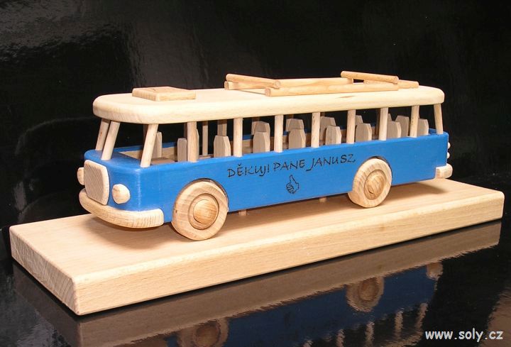 RTO autobus, modrý dárek, hračka