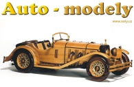 MERCEDES BENZ SSKL SPORT (1931) dřevěná replika