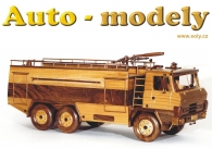 TATRA 815, požární vozidlo ze dřeva