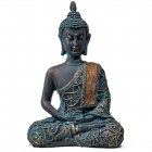 Soška Budha v meditaci | starožitný vzhled Thajsko