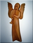 Dřevěné sošky, Anděl s trubkou I. , 24 cm