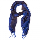 Čakrová šála šátek barva modrá indigo
