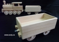 Nákladní vagón pro parní lokomotivu, hračky