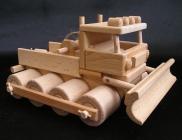 Sněžná rolba dřevěná hračka MODEL