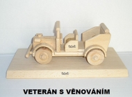 Veterán auto - dárek na podstavě