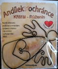 KŘIŠŤÁL - RŮŽENÍN Andílek ochránce z drátu