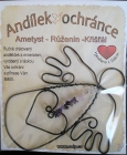 AMETYST-RŮŽENÍN-KŘIŠŤÁL ochraný anděl