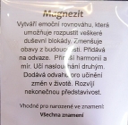 Drátované srdce pro štěstí minerální kámen MAGNEZIT