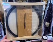 Závěsné hodiny ze dřeva 33 cm