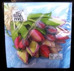 Papírové ubrousky tulipány dekorační s potiskem, vzorem květin