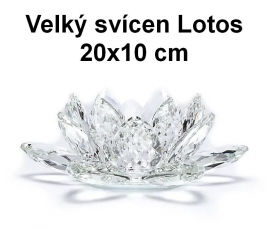  Křišťálový svícen Lotos