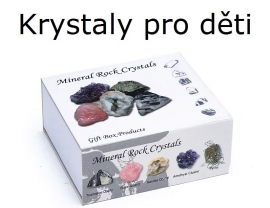  Dárková krabička s 5 minerálními kameny