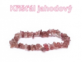 Křemen jahodový - náramek minerál význam