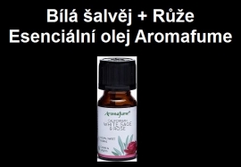 Bílá šalvěj a Růže  esenciální olej Aromafume
