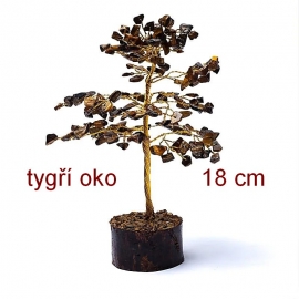 Stromeček štěstí TYGŘÍ OKO 18 cm