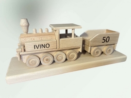 Lokomotiva k 50 narozeninám pro železničáře