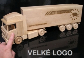 Velké logo pro gravírování na dřevěný dárek