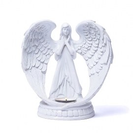 Anděl ochránce držák na svíčky 15 cm