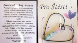 Srdce pro štěstí AVANTURIN - RŮŽENÍN