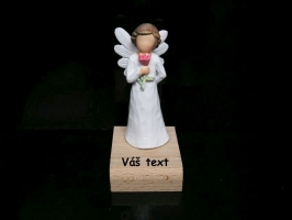 Andílek 11 cm dárek pro sestřičku, lékařku