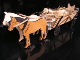 Dárky motiv koně, dárek kůň, koňské dekorace, lahev