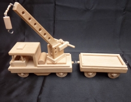 Drezína hračka - vláčky ze dřeva 35 cm