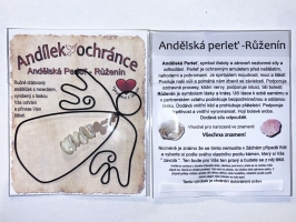 Anděl podle znamení PERLEŤ - RŮŽENÍN