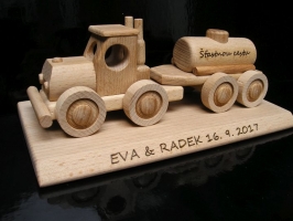 Cisternový vůz 26 cm na podstavci
