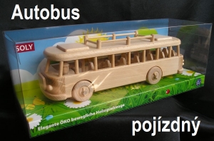 Dřevěný autobus Škoda 706 RTO LUX