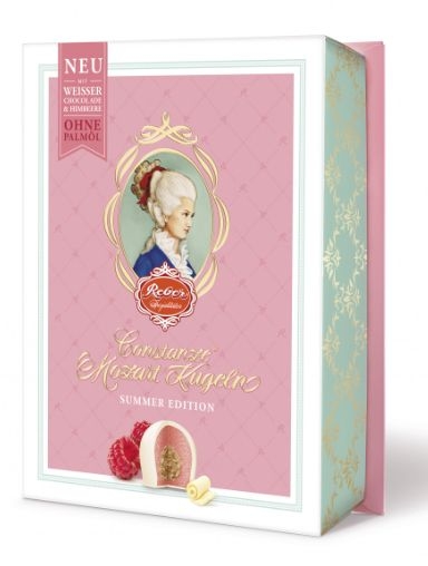 Mozartovy koule | čokoláda bílá, nugát, marcipán