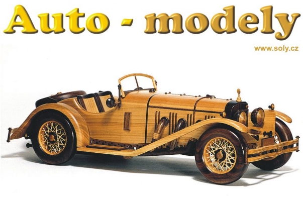 MERCEDES BENZ SSKL SPORT (1931) dřevěná replika