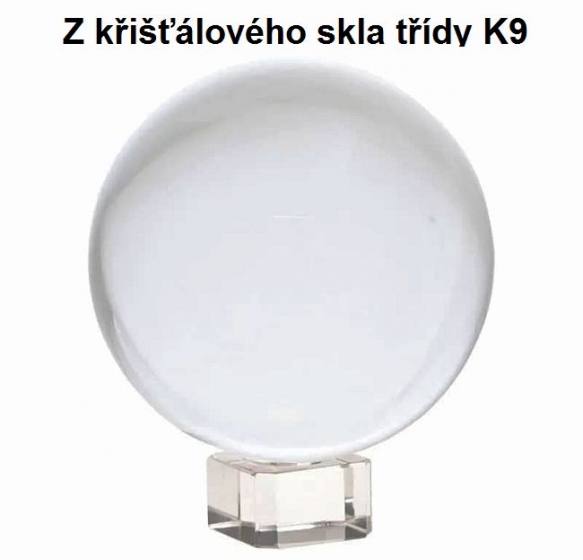 Velká křišťálová skleněná koule | 10 cm 